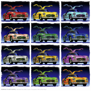 Hommage to Andy Warhol by René Staud